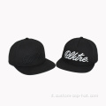 Cap snapback con logo ricamato 3D a 5 pannelli